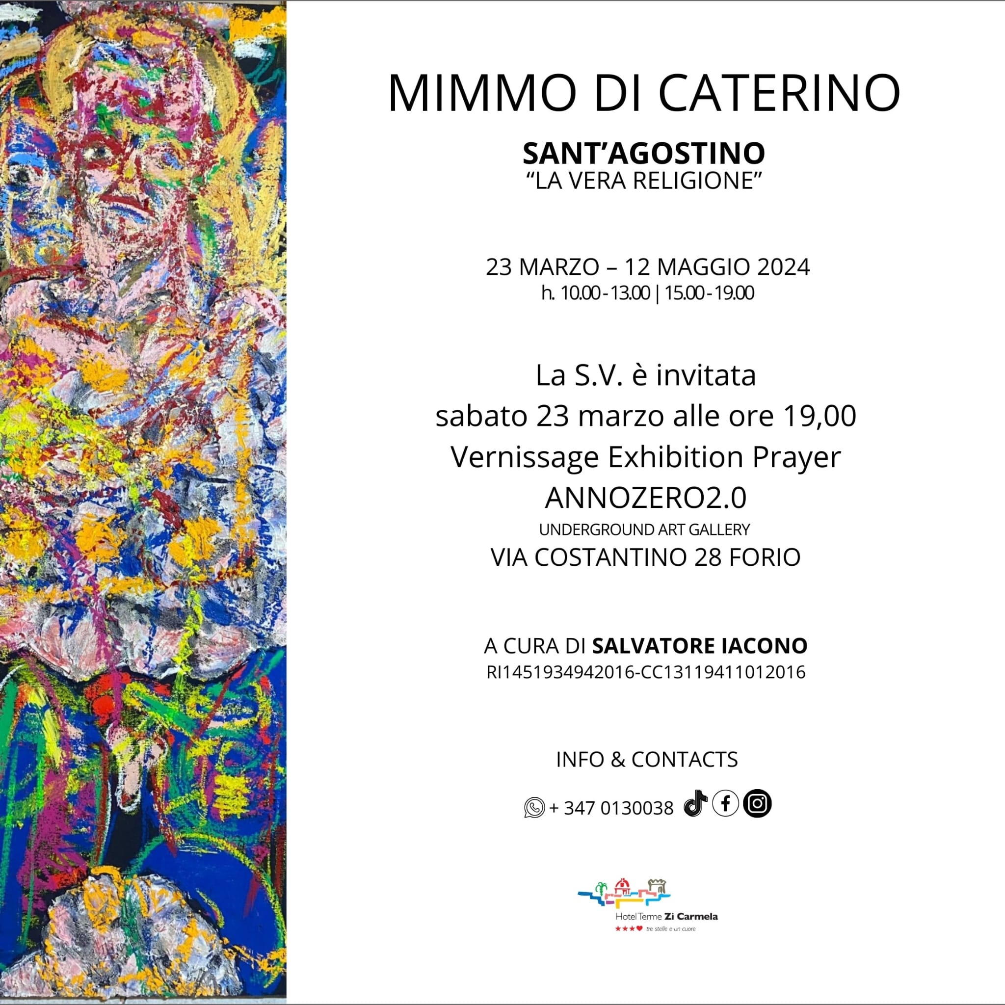 Mimmo Di Caterino: Vernissage Exhibition Prayer